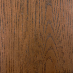 Console bois d'hévéa placage frêne 2 tiroirs ALIENOR
