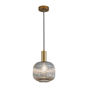 ANTIGONE Lampada a sospensione Bronzo/Grigio