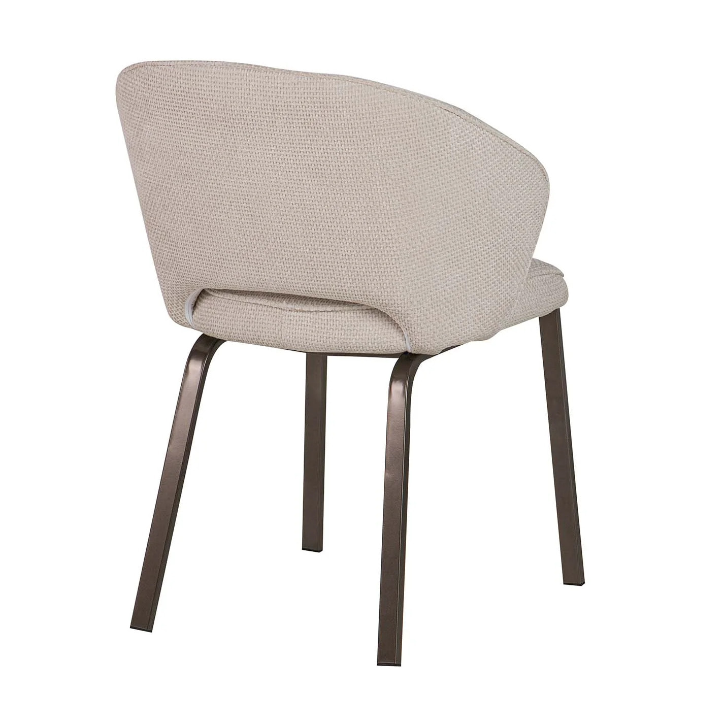 Silla Poliester Metal Dorado Quios 58x62x80 Cm