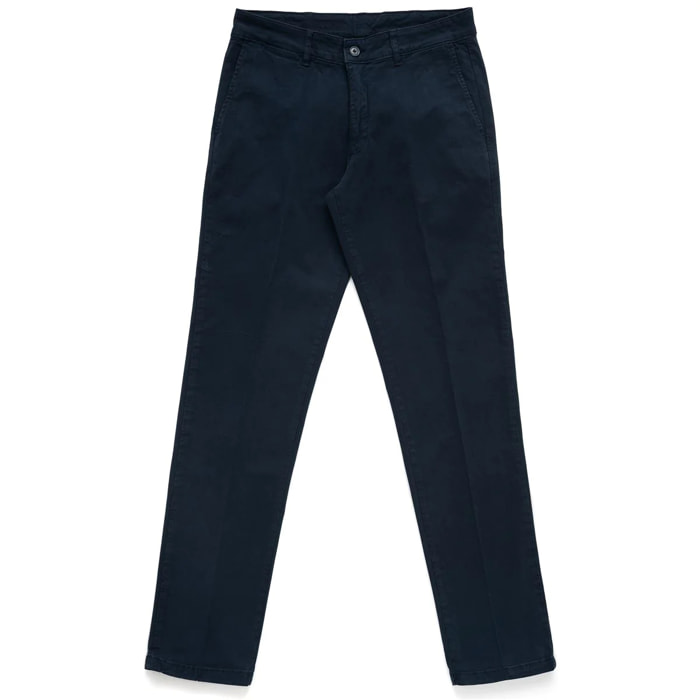 Pantaloni Robe di Kappa Uomo Blu Westin Peached Gabardine