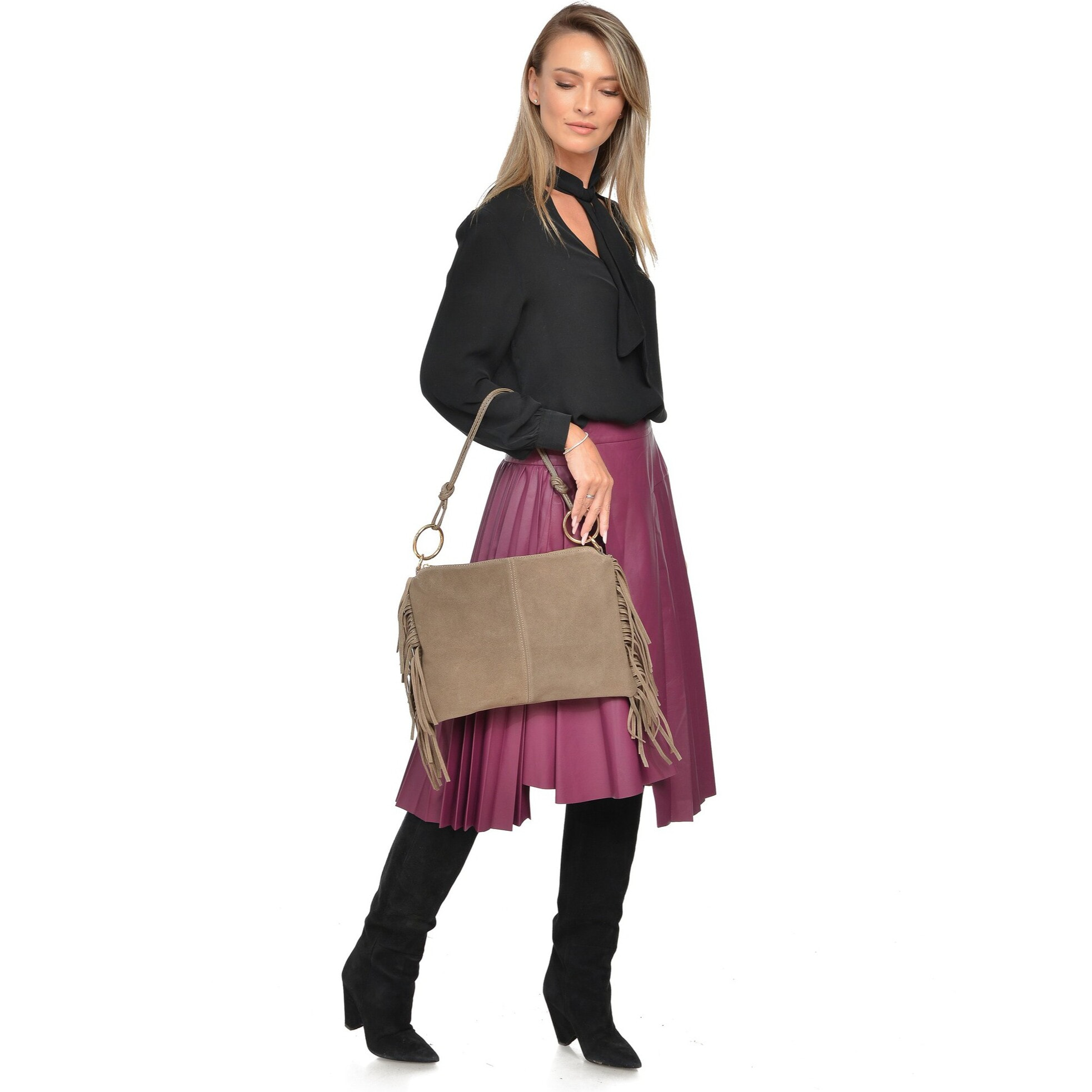 Borsa a tracolla Isabella Rhea Beige