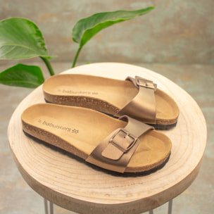 SANDALIA BABUNKERS MARRON