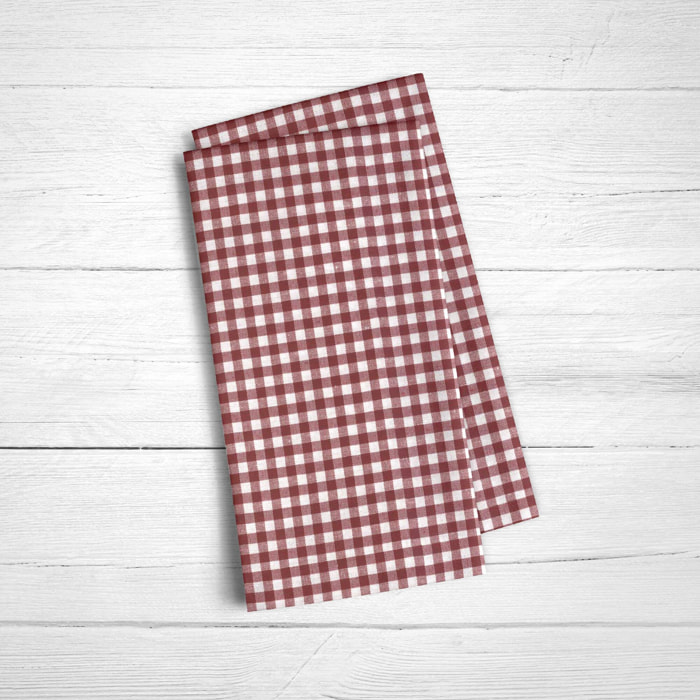 Pack de 2 serviettes Carreaux 50-03 - 45x45 cm