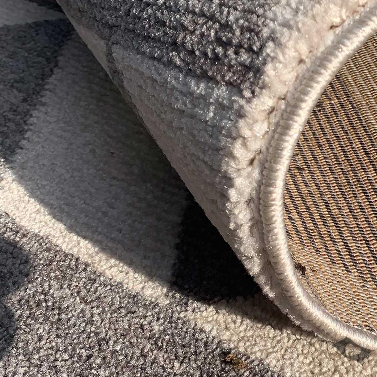 Tapis salon et chambre tissé motif scandinave PEFA