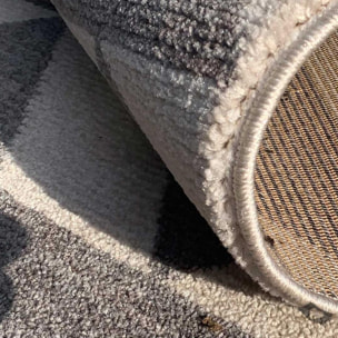 Tapis salon et chambre tissé motif scandinave PEFA