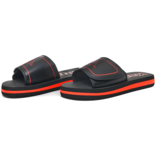 Ciabatte Kappa Uomo Logo Galea Nero