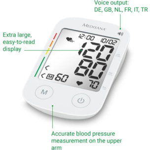 Tensiomètre MEDISANA de bras parlant BU535