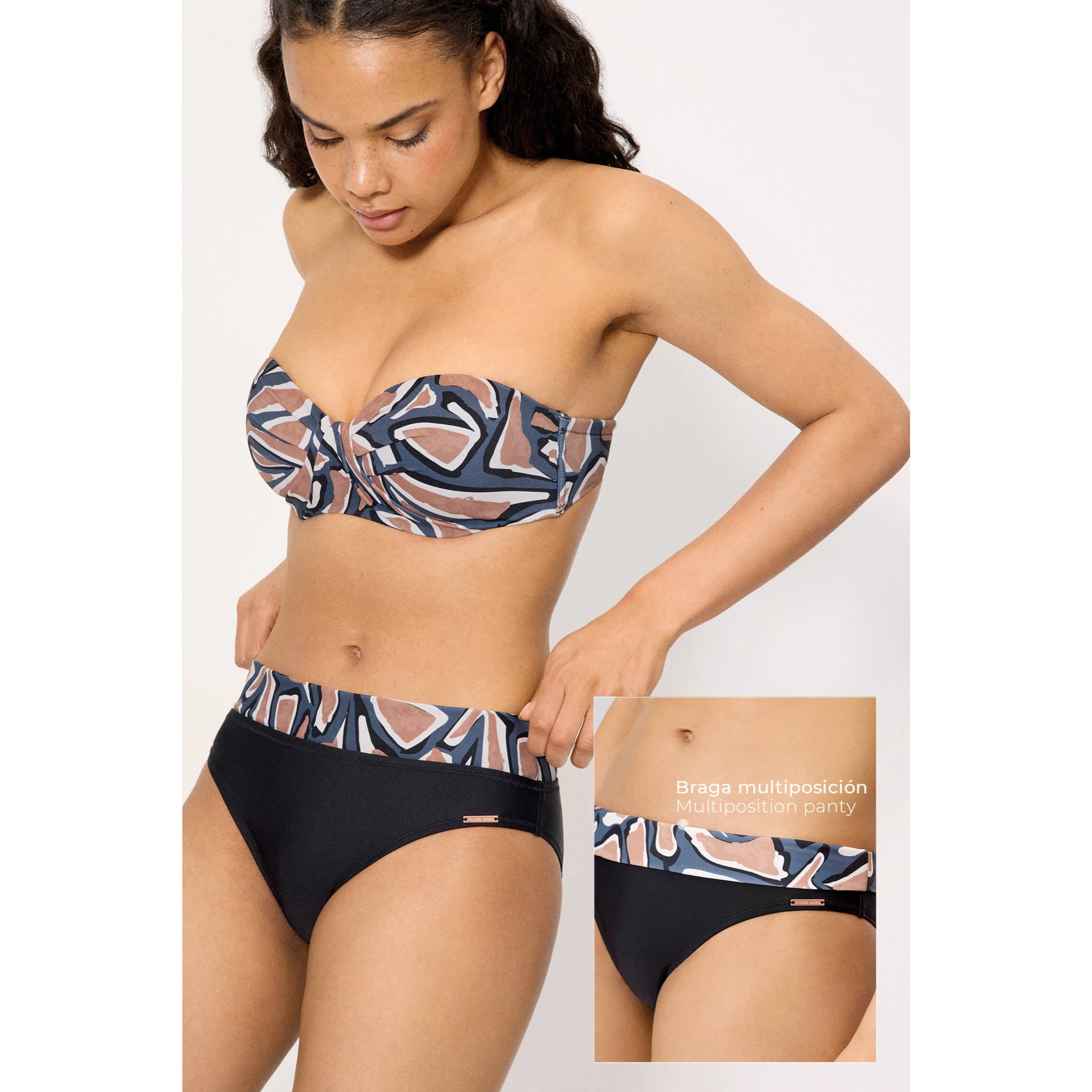 Slip bikini midi