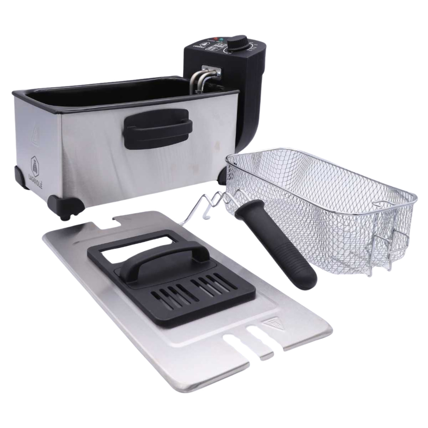 Friteuse 3l noir inox