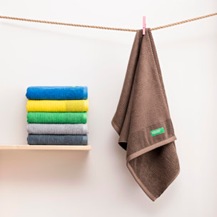 Set 3pcs toallas de baño  gris oscuro  benetton