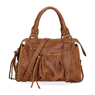 Borsa a spalla da donna - Modello Erisia - Vera pelle - 25.0 x 15.0 x 10.0 cm