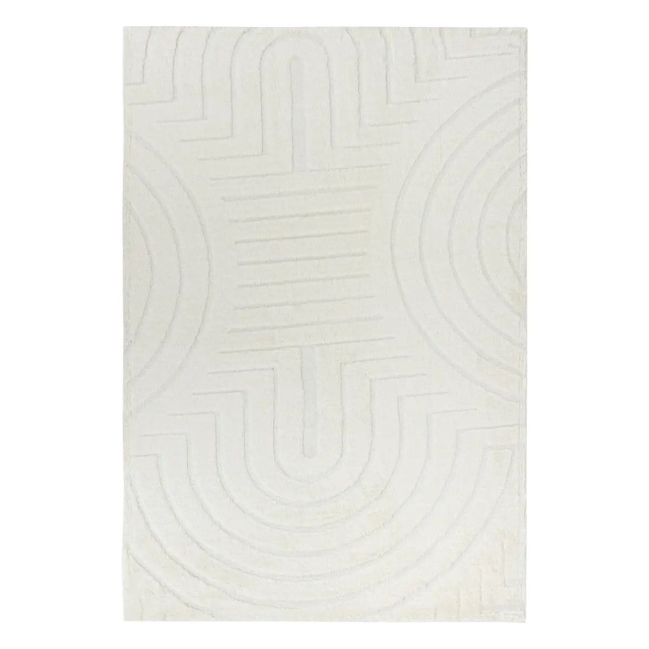 Tapis fausse fourrure Arka ivoire 90x60cm