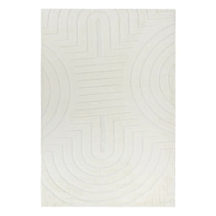 Tapis fausse fourrure Arka ivoire 90x60cm