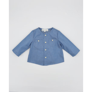 CAMISA DENIM BOLSILLOS