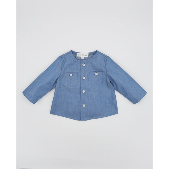 CAMISA DENIM BOLSILLOS