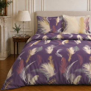 Parure housse de couette 100% coton motif tropical - WINTER