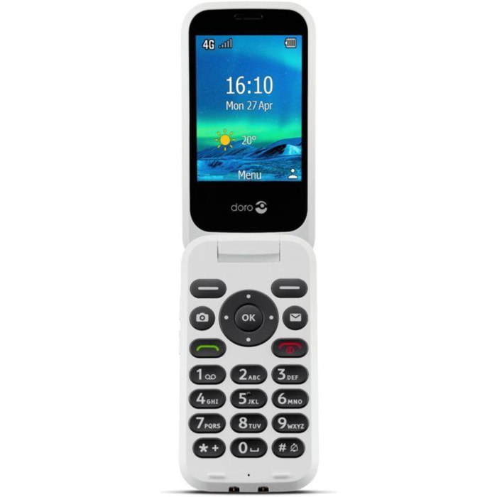 Téléphone portable DORO 6880 Noir/Blanc