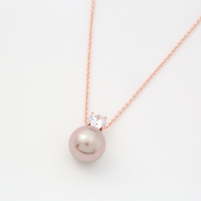 Collana U.S. Polo Assn. In metallo dorato rosa