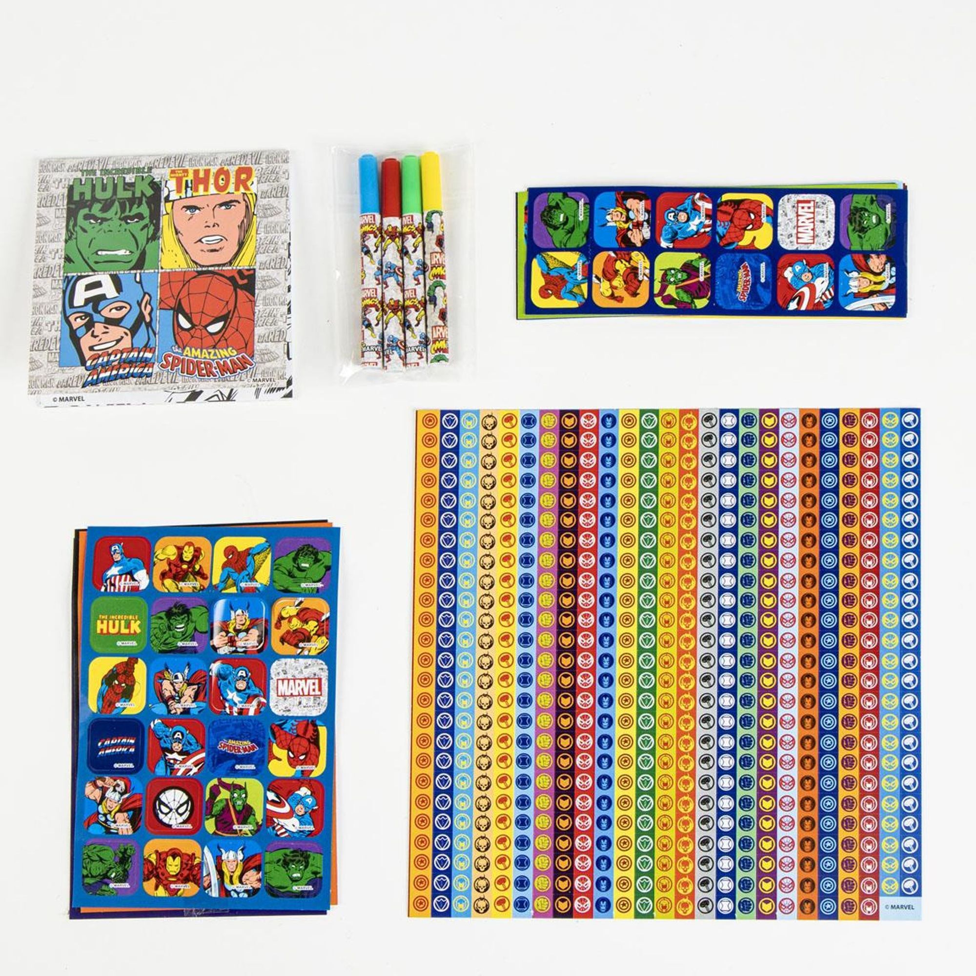 Pack Pegatinas 1000 Piezas Marvel