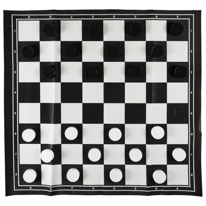 Jeu 2 En 1 Echecs Et Dames Exterieur