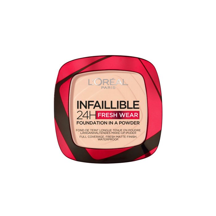 L'Oréal Paris Infaillible 24H Fond de Teint en Poudre 180 Sable Rosé 9g