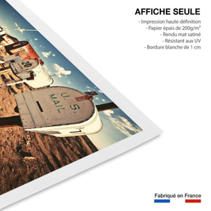 Affiche photo us mail Affiche seule