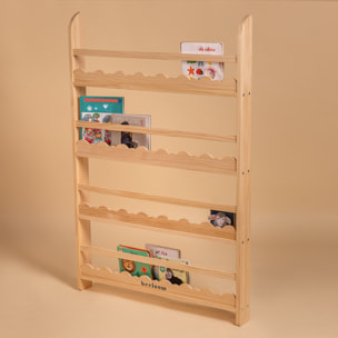 Estantería de madera STORY STAND Montessori para cuentos y libros infantiles