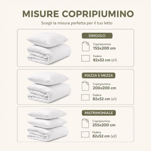 Parure copripiumino in cotone - Bianco