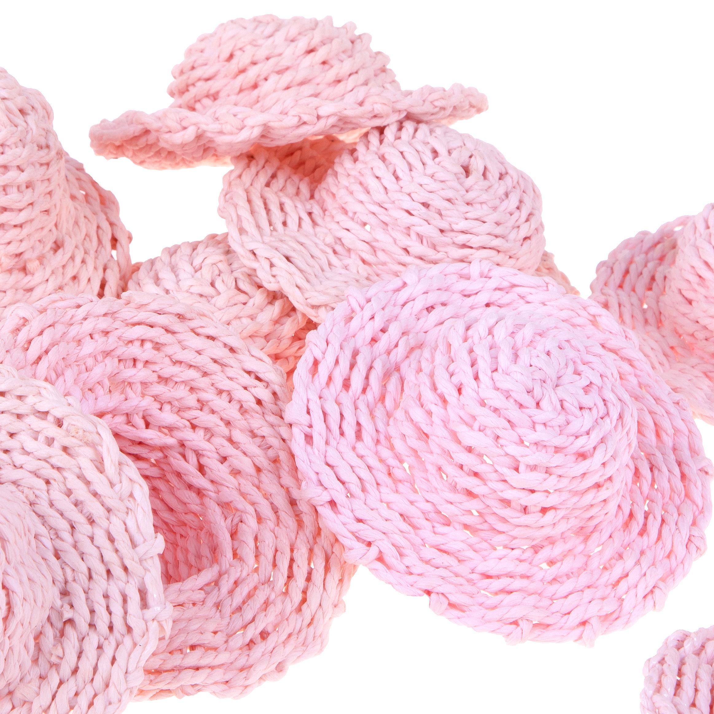 Cappello Di Carta. Larghezza 7 Cm - Pezzi 12 - 7X1X7cm - Colore: Rosa - Bianchi Dino - Cesti Mini