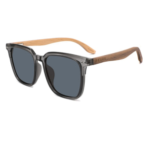 Gafas de Sol Feler 1607P-19 Polarizadas de Madera Unisex 54 mm