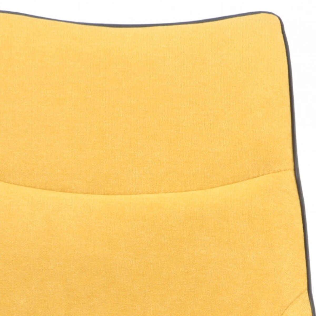 Chaise en tissu avec piètement en métal noir - 4 coloris - LIANA