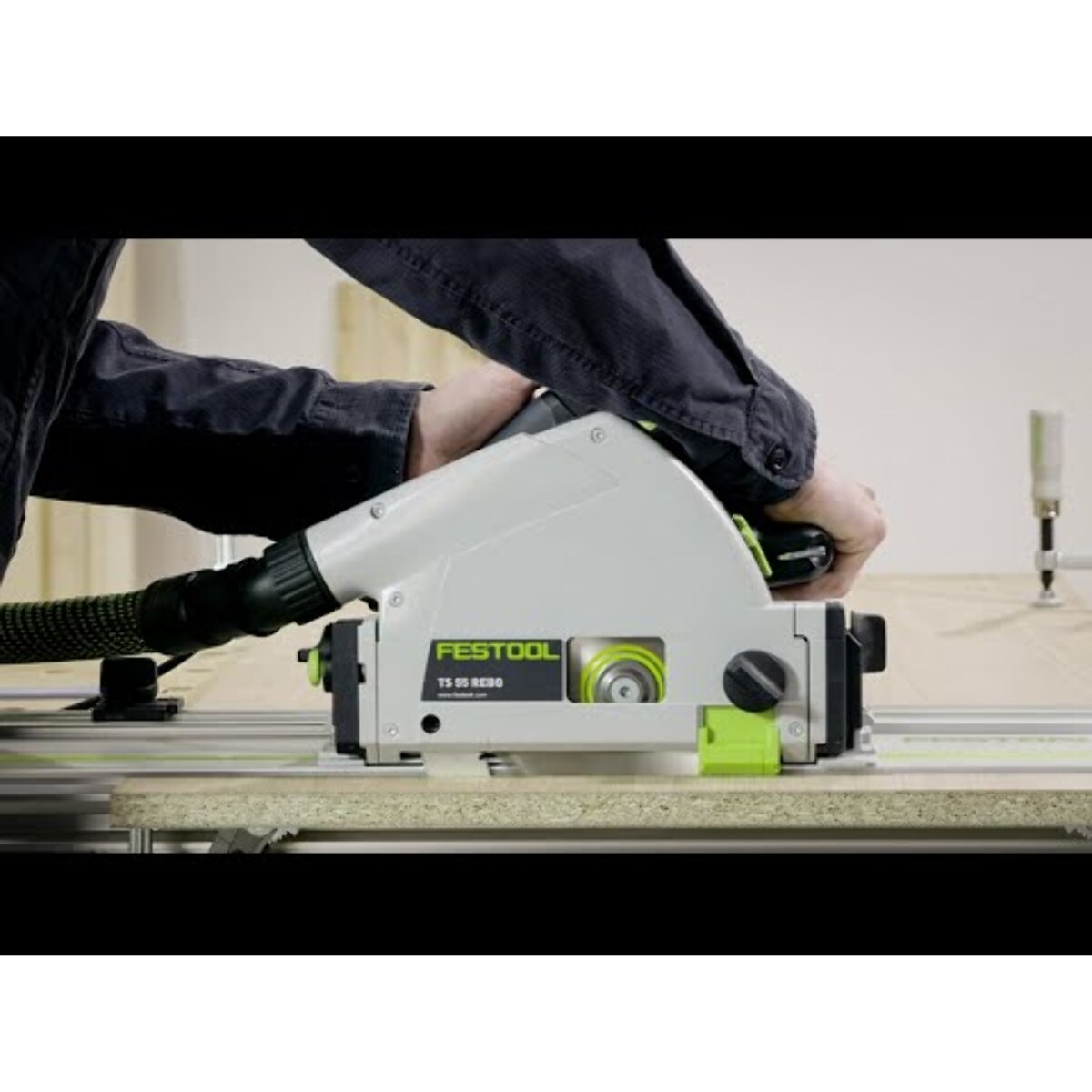 Scie circulaire TS 75 EBQ-Plus-FS - 1600W Ø210 mm - FESTOOL - avec Rail FS 1400/2 + lame Wood universal - 576115