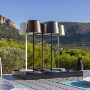 Base de chargement induction KELLY PLATE pour 6 lampes KELLY, SOPHIA, RUBY