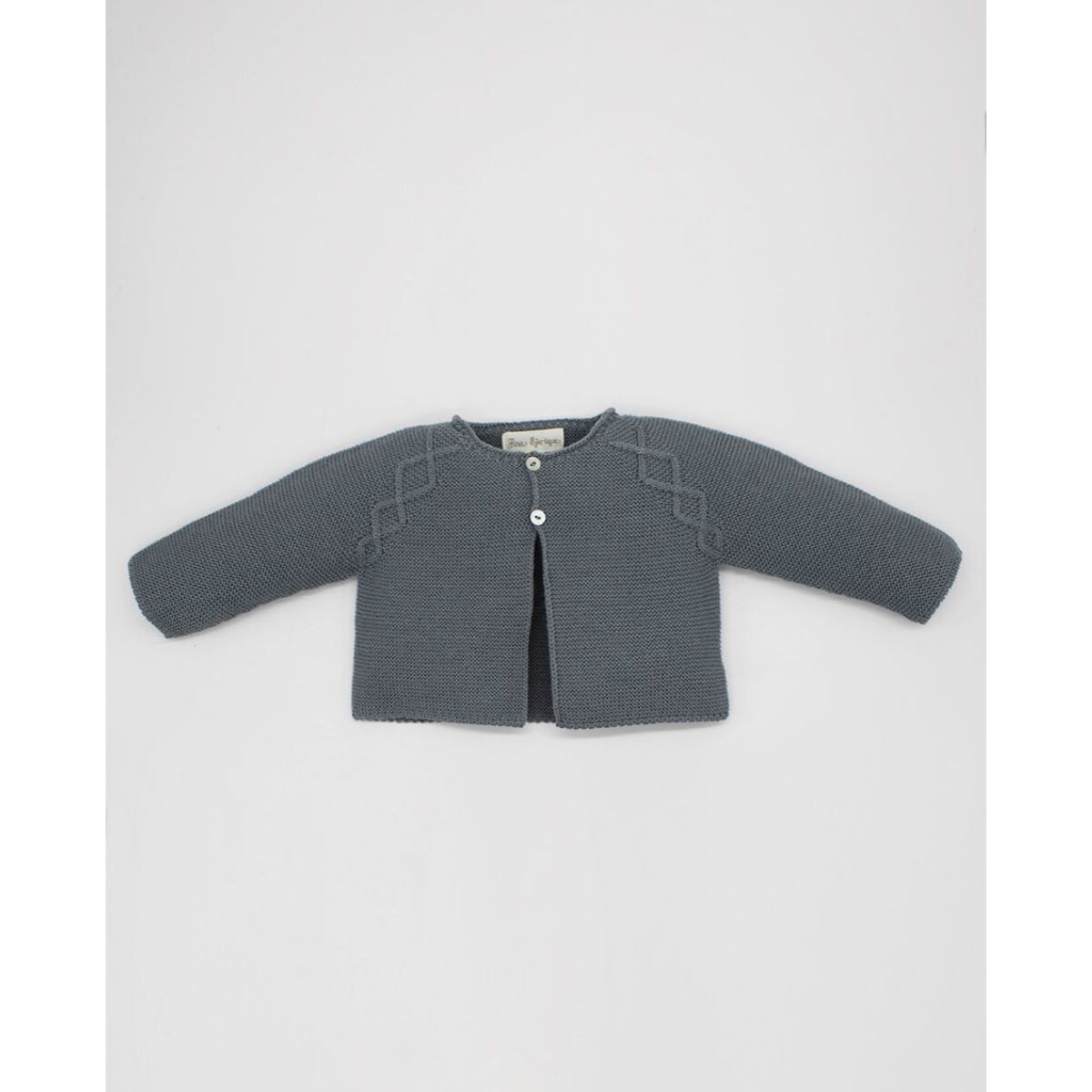 CHAQUETA TRICOT TRENZA