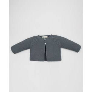 CHAQUETA TRICOT TRENZA