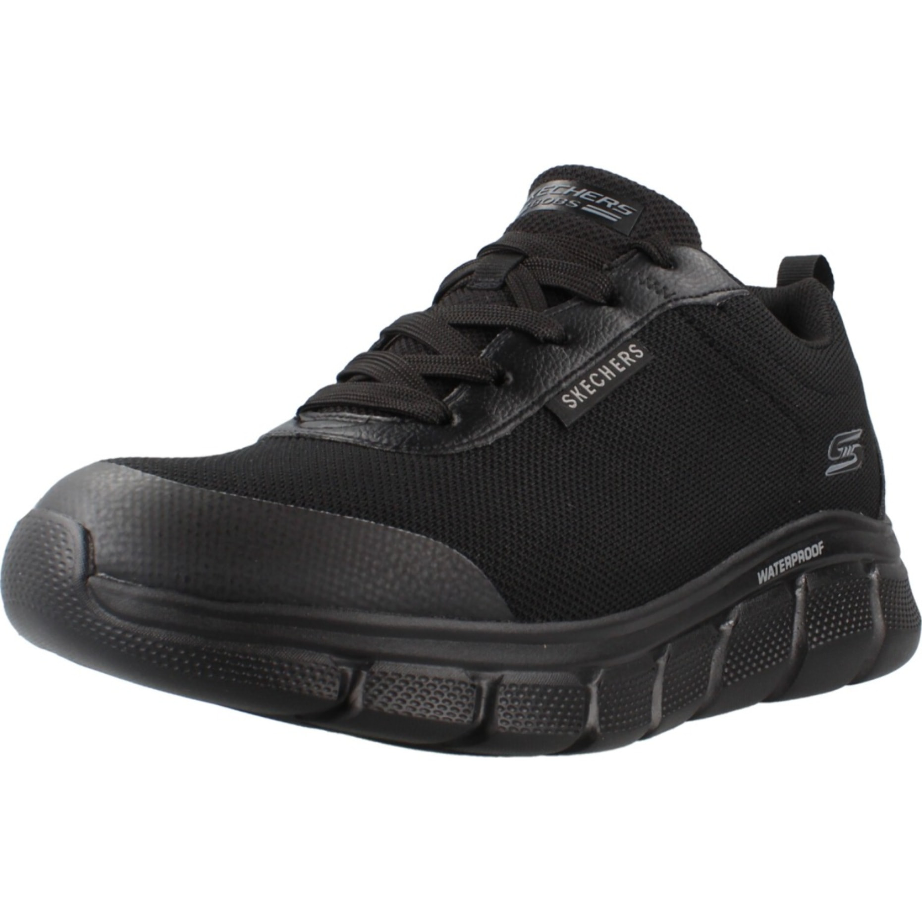 Sneakers De  Hombre Bobs B Flex - Rainy Edge Negro