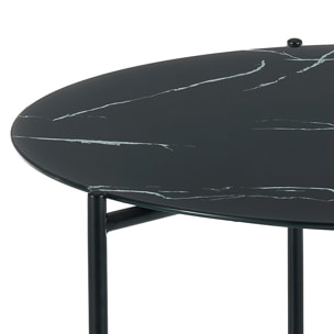 Tomasucci Table basse RONDE BRILL Noir