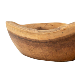S/TASCHE SPOON IN TEAK RIC. CM 36X16X8 (PEZZI UNICI - NON RIP. IN SERIE)