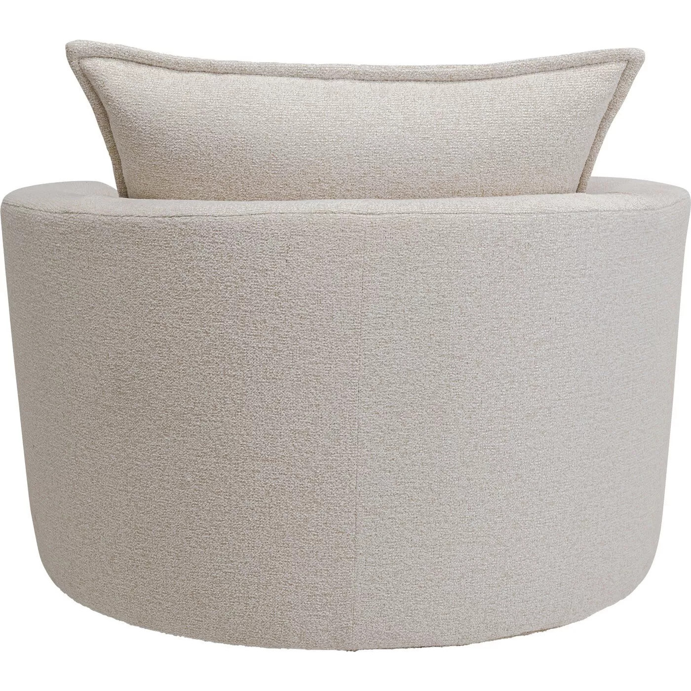 Fauteuil pivotant Joy crème Kare Design