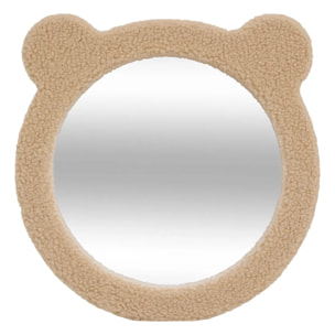 Miroir mural Beary marron 33,5x33,5cm