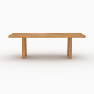 Table de jardin rectangulaire en bois de teck recyclé 10 personnes - Siam