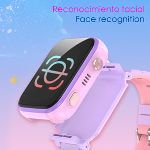 DAM Smartwatch Phone Infantil T45 4G Android 8.1. Conectividad GPS, WIFI, LBS. Reconocimiento facial. 4x1,5x4 Cm. Color: Azul