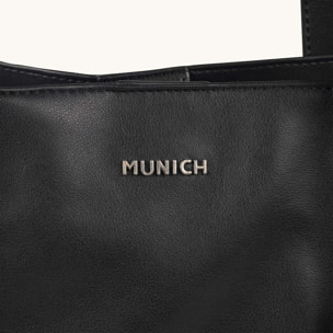 Bolso Shopper Negro con Charms Extraíbles CHARMS SHOPPER BLACK