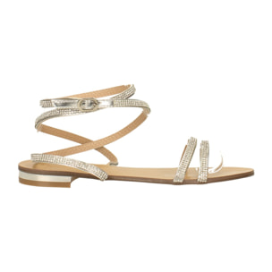 Sandali Donna Tata Italia Argentato