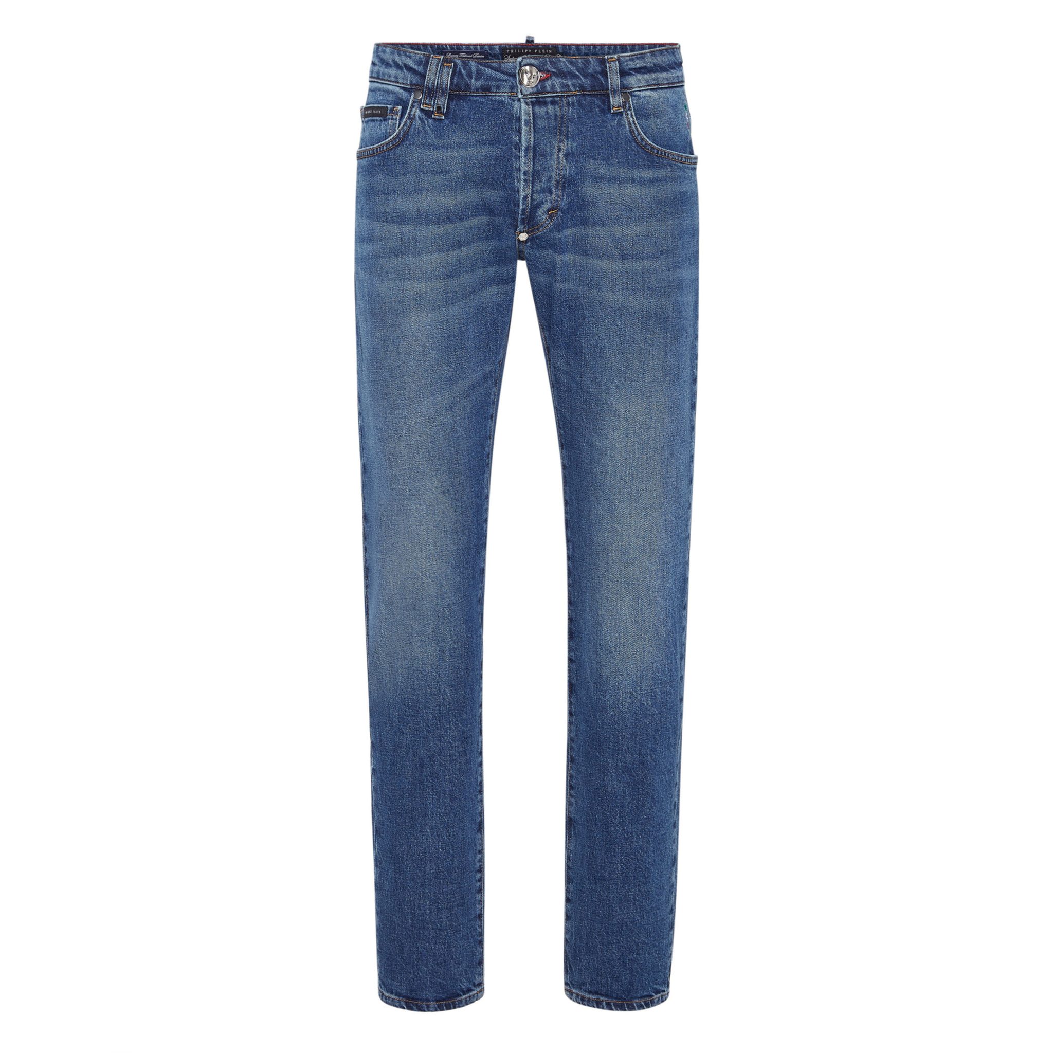 PHILIPP PLEIN Vaqueros de corte recto TATTOO