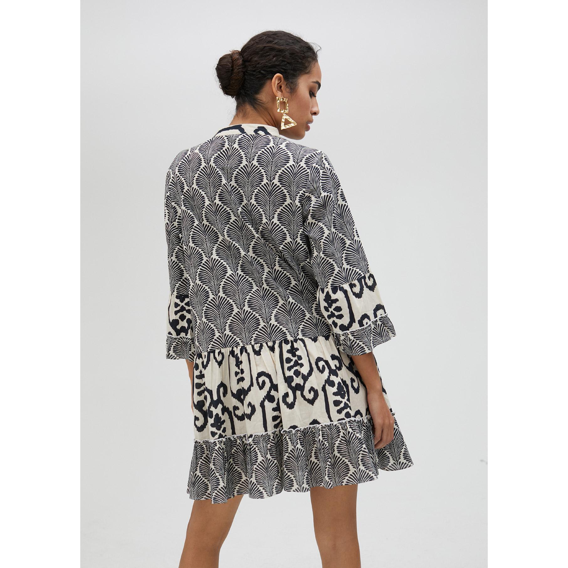 Vestito corto con stampa