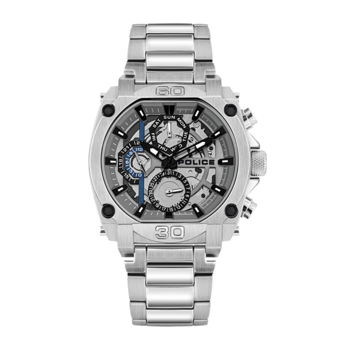 Reloj Police PL15472JS-13M Hombre Analogico Cuarzo con Correa de Acero inoxidable