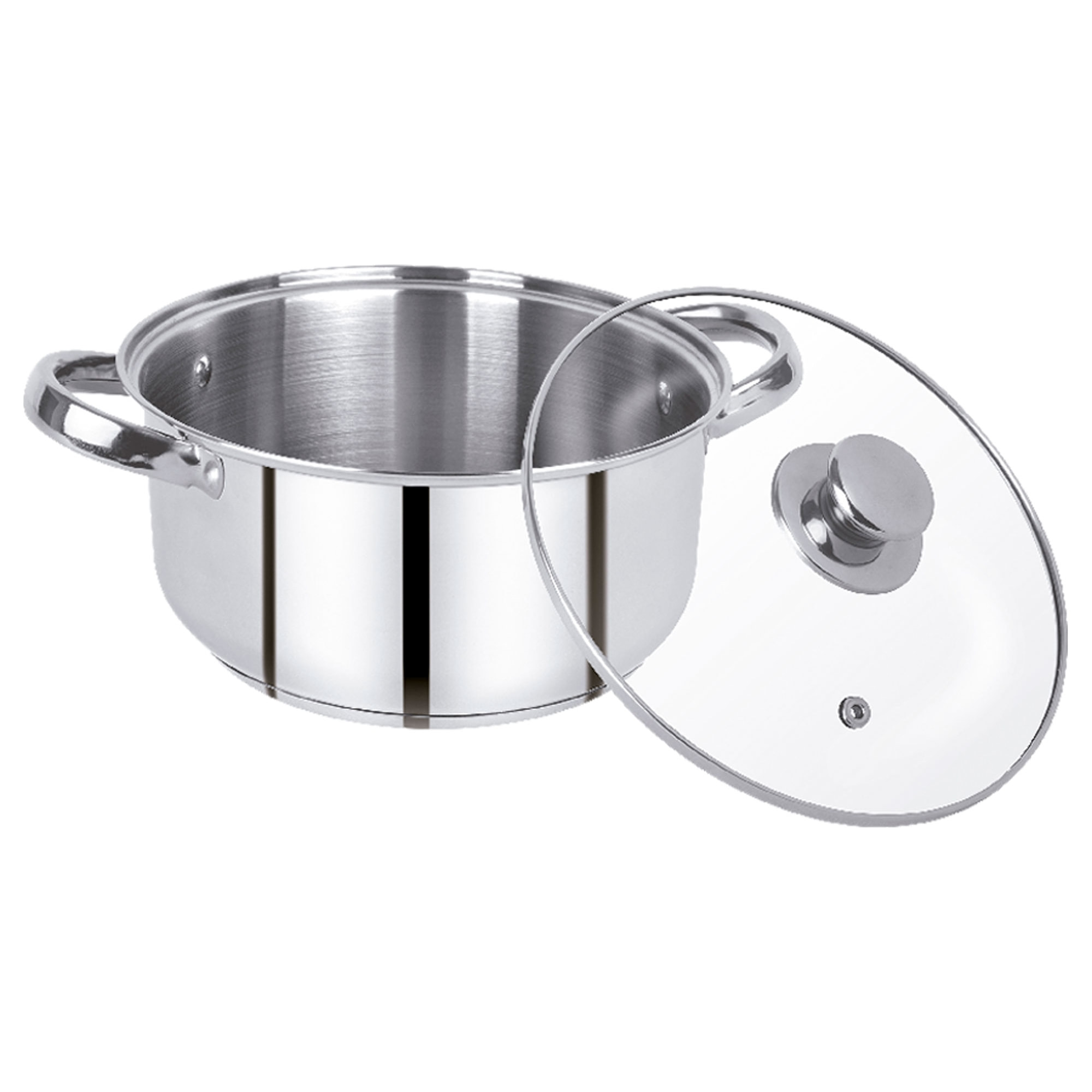 Set 9pc bateria cocina acero inox ind lexia