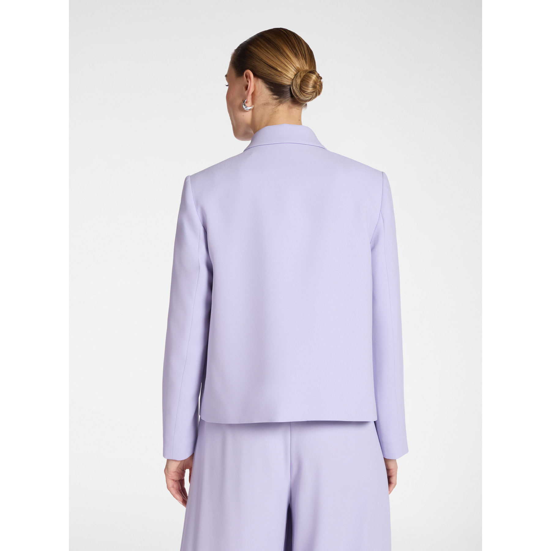 Elena Mirò - Chaqueta en tejido crepé - Violeta