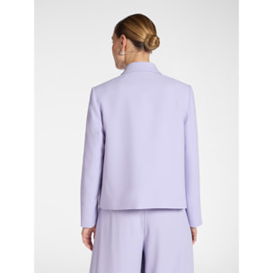 Elena Mirò - Chaqueta en tejido crepé - Violeta